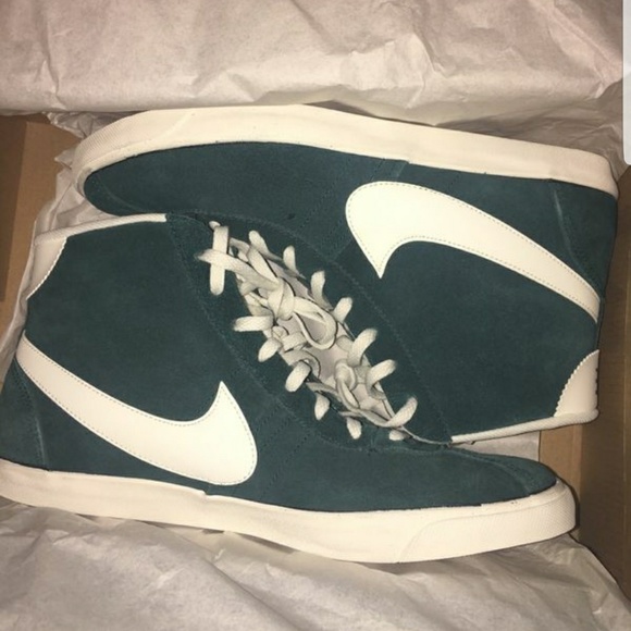 Nike | Shoes | Womens Nike Bruin Lite Turquoise New High Top | Poshmark